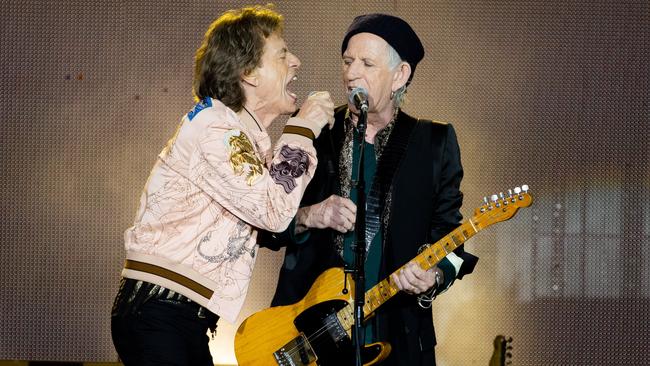 Jagger and Keith Richards onstage in 2021. Picture: Rich Fury