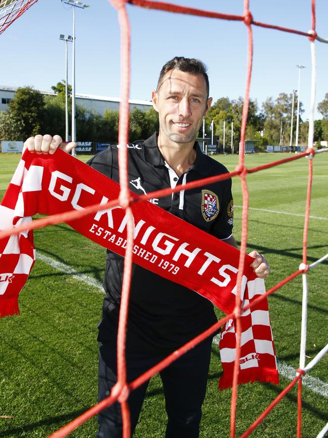 Gold Coast Knights coach Scott McDonald. Picture: Tertius Pickard