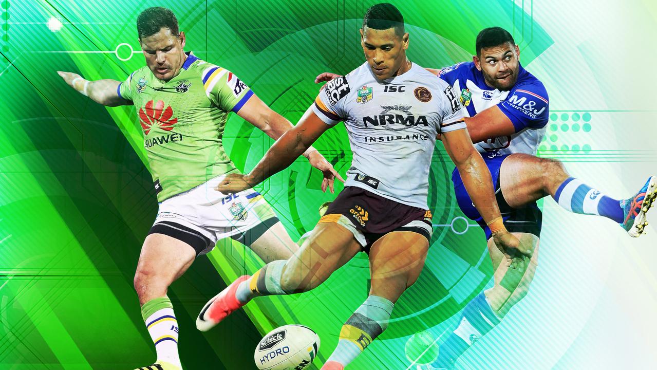 Aidan Sezer, Jamayne Isaako and Rhyse Martin are three of the best kickers in the NRL.