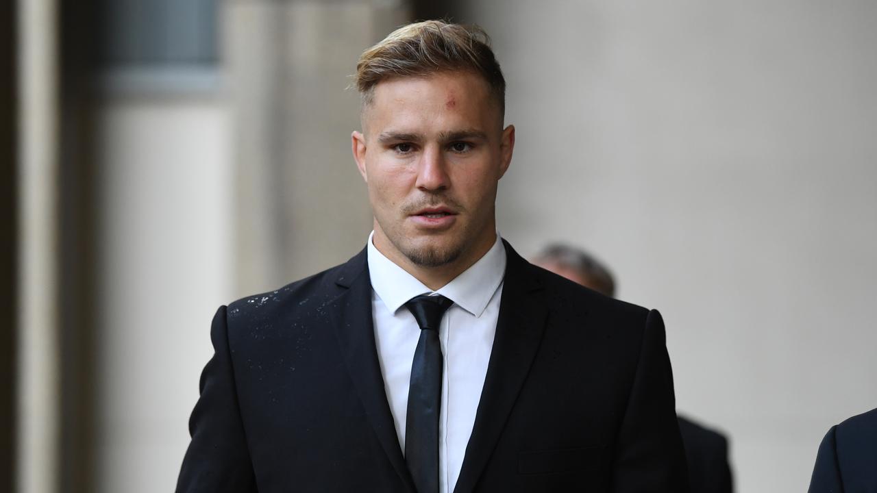 Jack de Belin arrives at the Federal Court in Sydney on Wednesday.