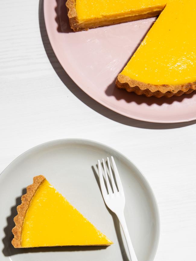 This tart uses a biscuit base, which is less intimidating pastry. Picture: Nikki To