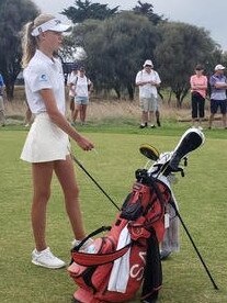 The talented golfer’s skills, attitude and mindset belies her young age. Picture: Supplied