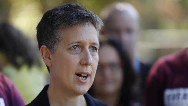 ACTU secretary Sally McManus wants to bring the minimum wage up to 60 per cent of the median wage. Picture: AAP