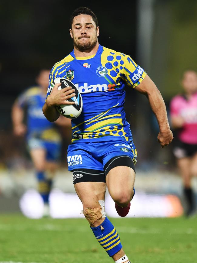 Jarryd Hayne for the Parramatta Eels.