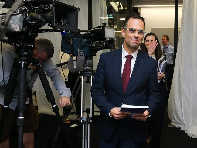 Treasurer Daniel Mookhey after delivering the NSW Budget in Sydney. Picture: Newswire / Gaye Gerard