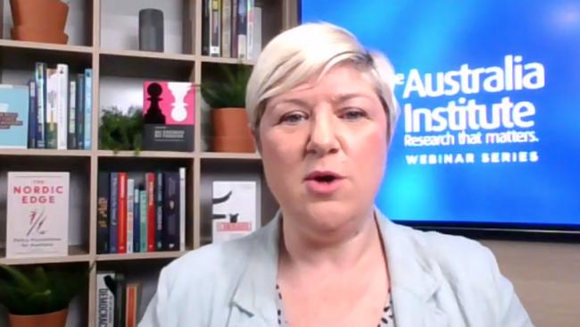 Ebony Bennett from the Australian Institute. Picture: Supplied