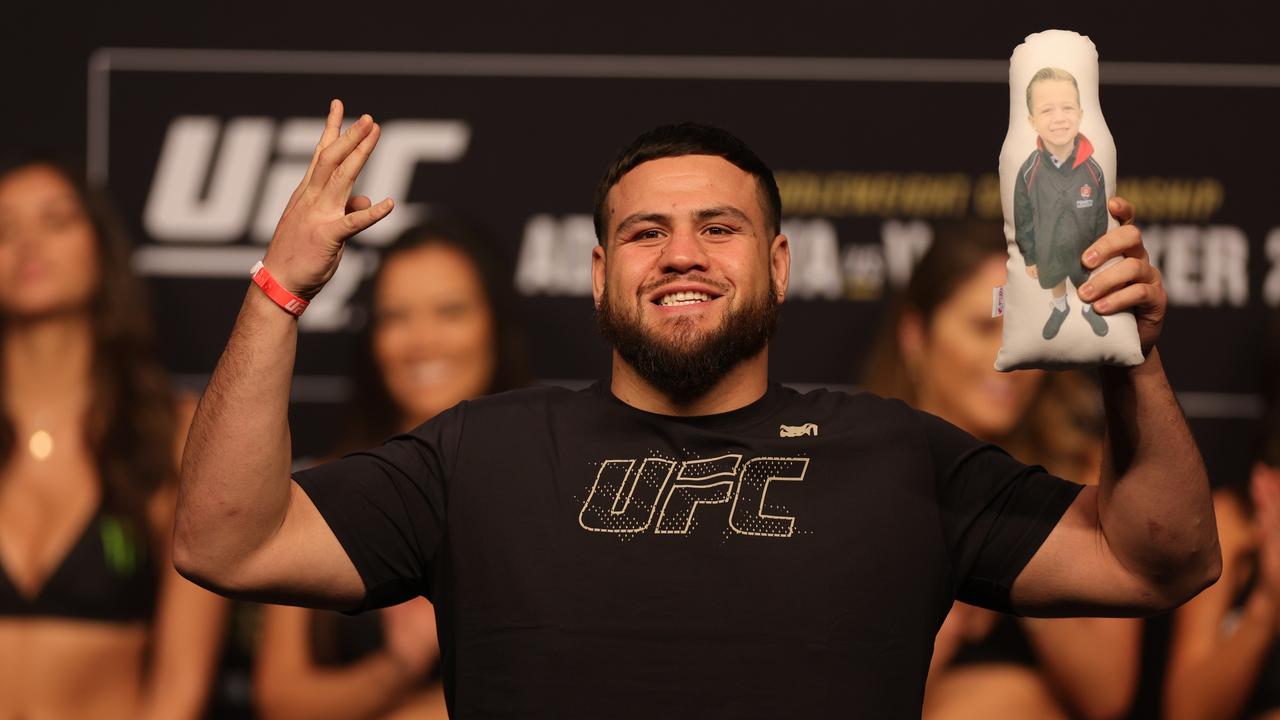 Tai Tuivasa is preparing for his biggest challenge yet. (Photo by Carmen Mandato/Getty Images)