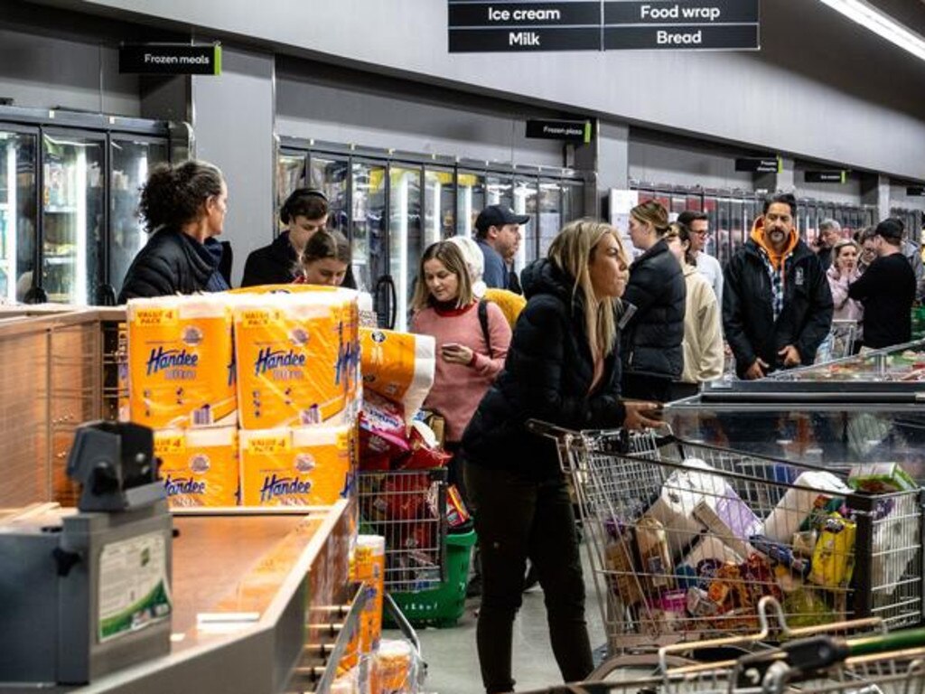 Inside the Grey Lynn Countdown in Auckland. Picture: Twitter