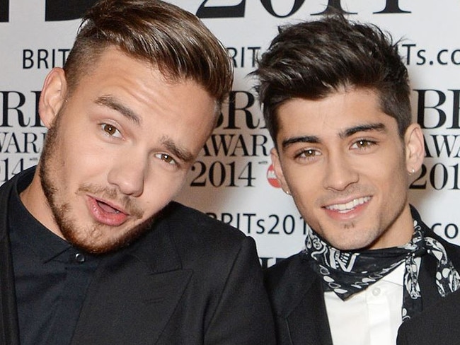 Liam Payne and Zayn Malik.