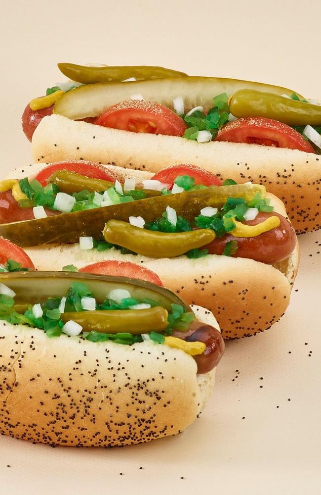 A proper, Chicago-style hot dog. Picture: Instagram