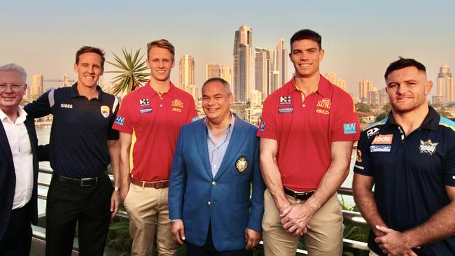 Gold Coast sports stars at the launch of the 52nd Annual Gold Coast Sports Star Awards. Picture supplied.