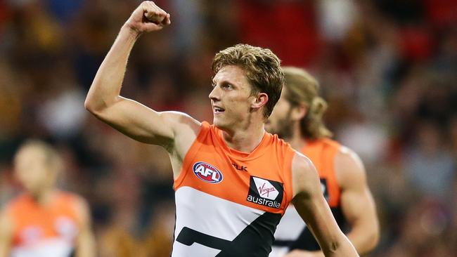 Lachie Whitfield in action for GWS Giants.