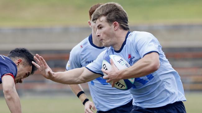 Waratahs' Liam Grover, playing in the U19s Super Rugby series in 2024, was one of the stars in Canberra. Picture: John Appleyard.