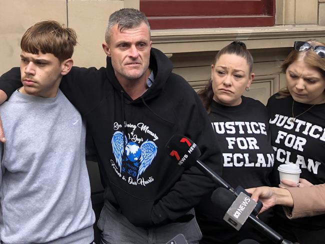 The father of slain teen Declan Cutler, Bryan Beattie, has pleaded with kids to “drop their weapons” after his son’s tragic death.