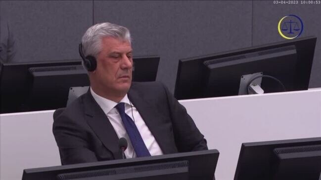 Ex-Kosovo president Thaci pleads not guilty to war crimes