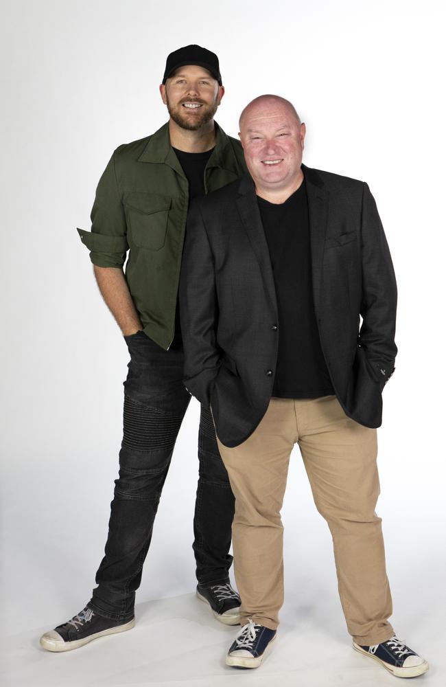 Triple M Breakfast Show hosts Jay Shipston and Dave Peters have presented on air together in the Mackay region for 10 years. Picture: Supplied