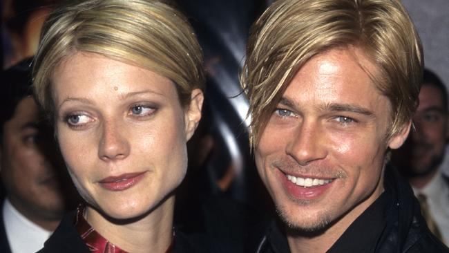 Gwyneth Paltrow and Brad Pitt (Photo by Kevin Mazur Archive/WireImage)