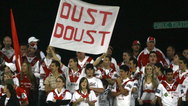 The original Oust Doust banner way back in 2007