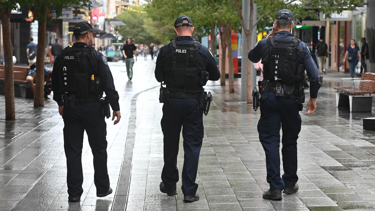 Rundle Mall Police Patrols. Picture: Keryn Stevens