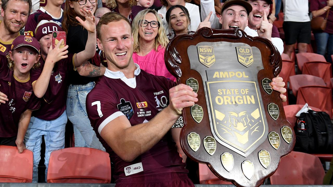 Daly Cherry-Evans was delighted to win last year’s Origin series with the “worst team in Queensland history”. Picture: Getty Images