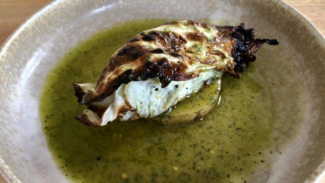 Nannygai baked in cabbage was a special offering by Ondeen. Picture: Simon Wilkinson