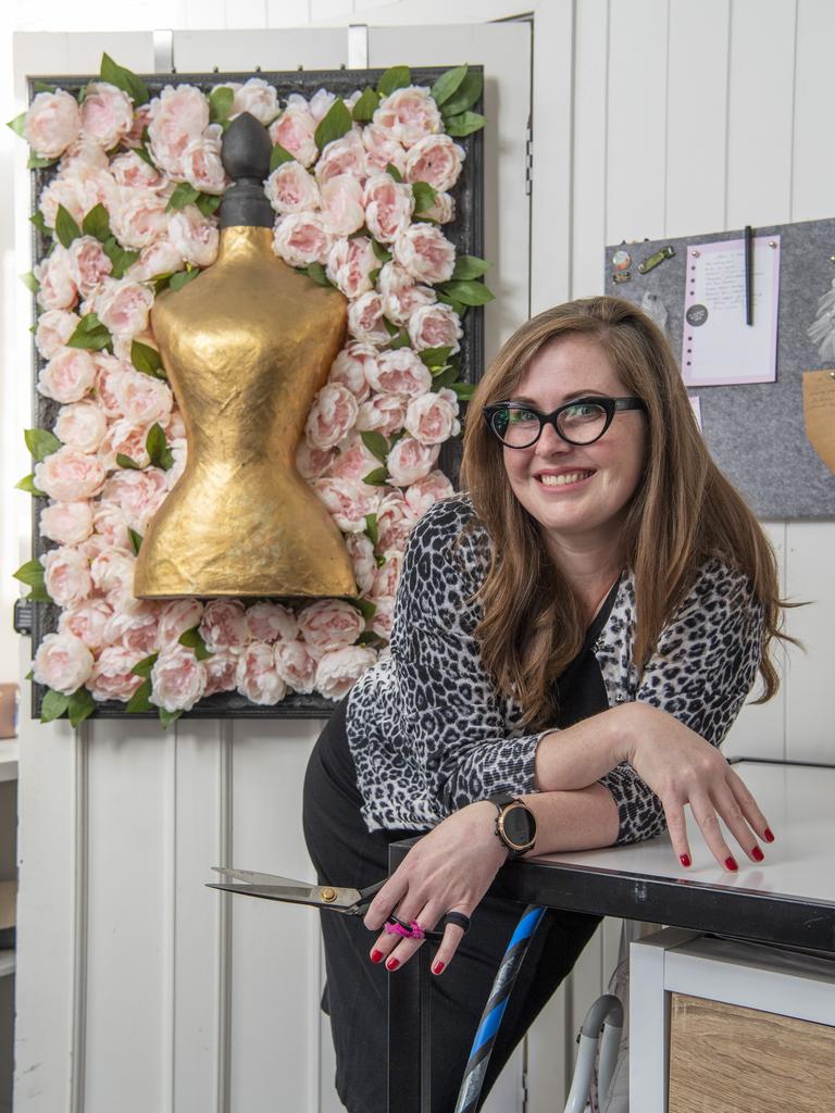 Lorraine White, artist and seamstress. Picture: Nev Madsen