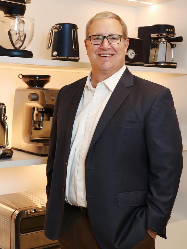 Breville CEO Jim Clayton. Picture: John Feder/The Australian.