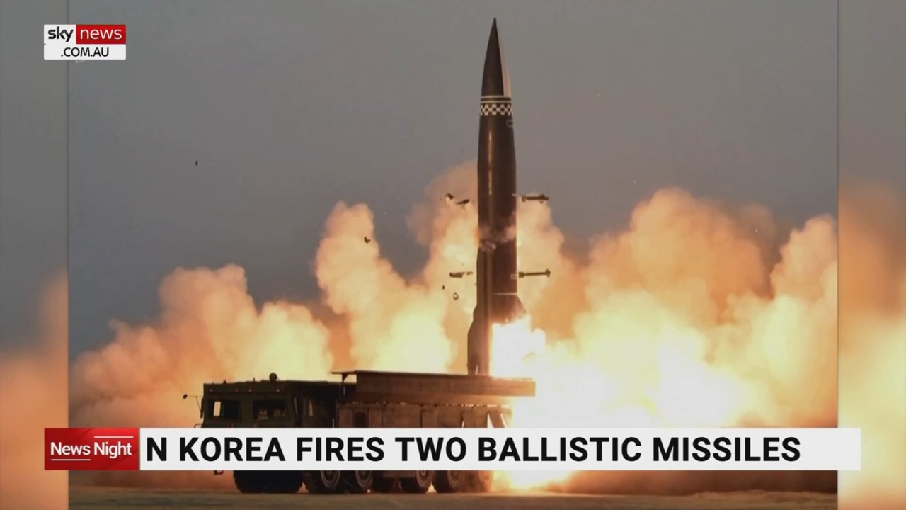 North Korea Fires Two Ballistic Missiles Capable Of Hitting Japan Herald Sun 