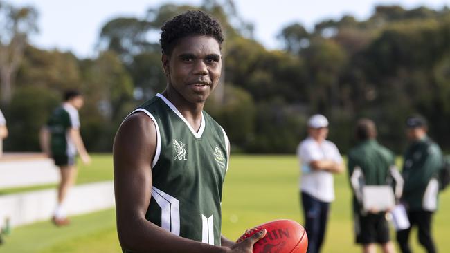 Anthony Munkara has produced at a remarkable level in SA footy this year. Picture: Mark Brake