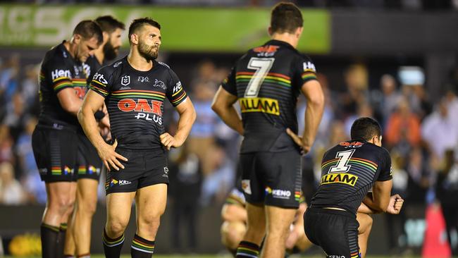 The Panthers have recorded just two wins in the opening six matches. Picture: AAP