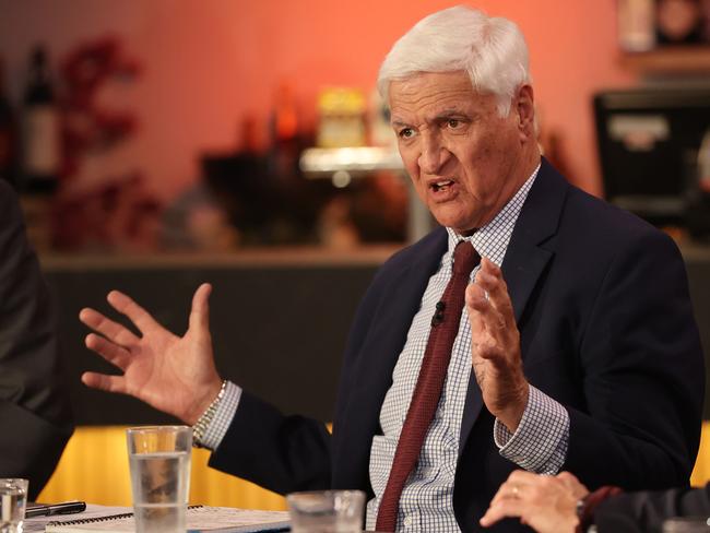 Bob Katter MP slammed the federal government for failing to prepare the country to defend itself and endorsed high school students being trained to use rifles. Picture: Nigel Hallett