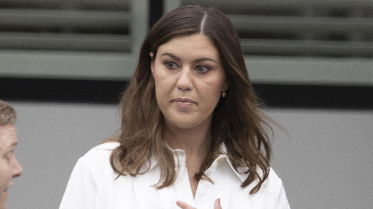 Ms Higgins has said she is struggling to remember the exact details of a two-week timeline between when she alleges she was raped in Parliament House and when she dropped her police complaint. Picture: NCA NewsWire / Gary Ramage