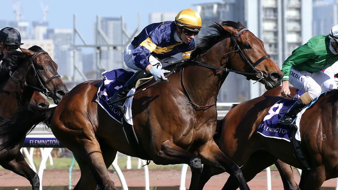 Aktau scored an impressive win at Flemington. Picture: Getty Images