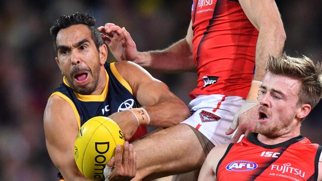 Eddie Betts was dropped because of his plummeting pressure levels. Picture: AAP