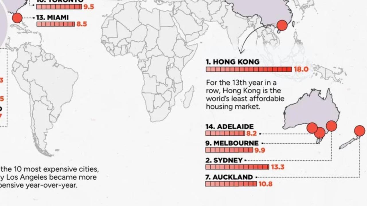 Grim Map Plotting The Least Affordable Housing Markets In The World ...