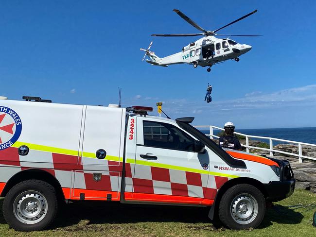 A man has died after falling from a cliff near Sydney’s popular Coogee Beach and going into cardiac arrest.