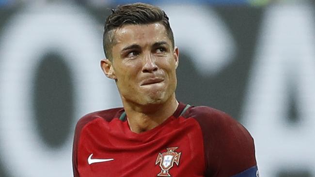 Cristiano Ronaldo succumbs to injury in the Euro 2016 final.