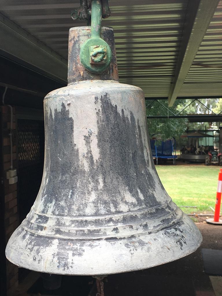 A Bondi Beach bell from 1901. It was bought for $100.