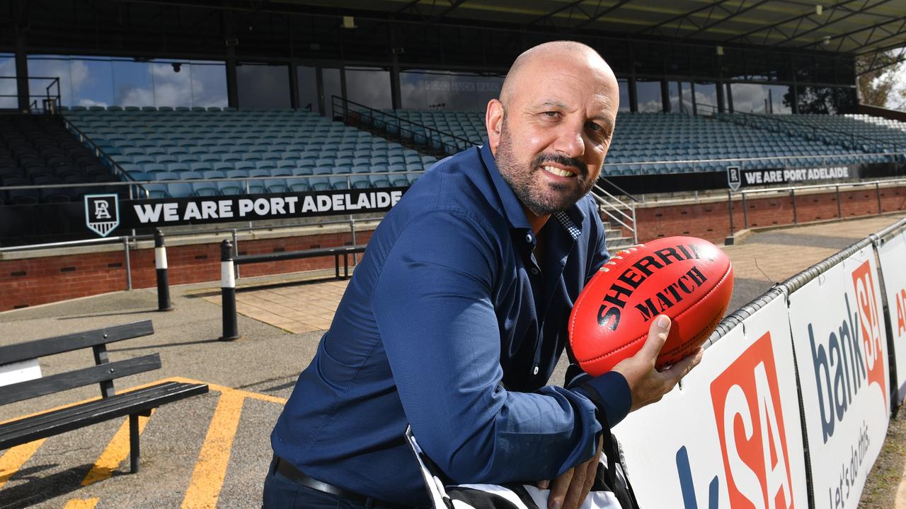 Port Adelaide champion George Fiacchi has hit out at the club’s election process. Picture: Keryn Stevens/AAP