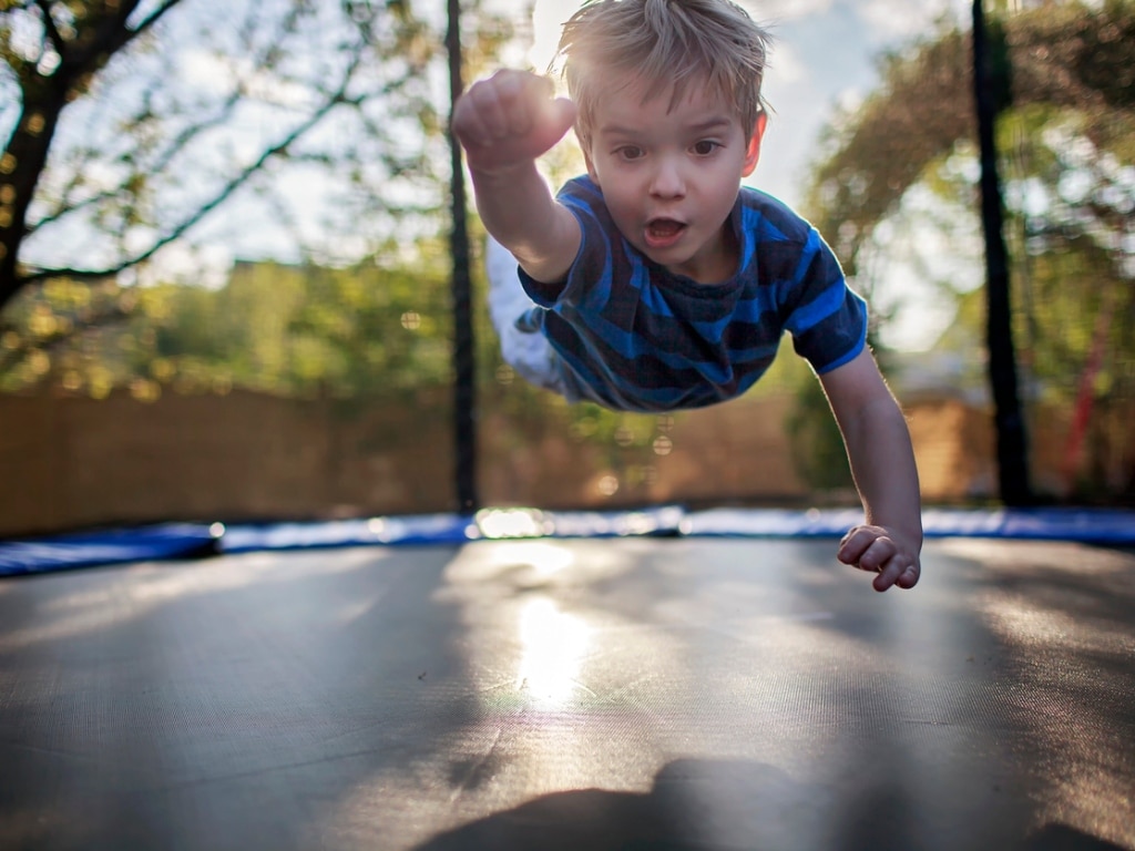 Trampoline for clearance 3 year old