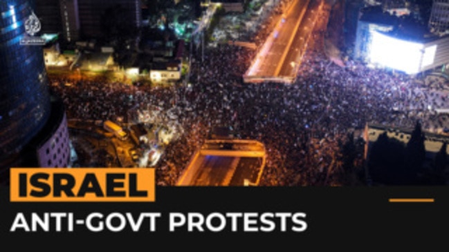 Massive Protests In Tel Aviv Against Netanyahus Israeli Govt Au — Australias 