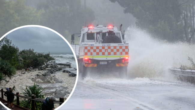 Floodwaters in parts of Northern NSW