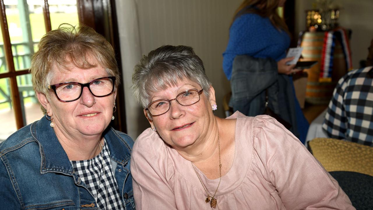 Enjoying lunch, Jenny McKenzie and Debra Cook. Heritage Bank Toowoomba Royal Show. Sunday March 27, 2022