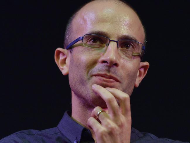 Professor Yuval Noah Harari, author and Professor of History at the Hebrew University of Jerusalem, speaks about themes from his new book 'Homo Deus: A Brief History of Tomorrow' on September 8, 2016 at the Dancehouse Theatre as part of the Manchester Literature Festival in Manchester, England. (Photo by Jonathan Nicholson/NurPhoto via Getty Images)