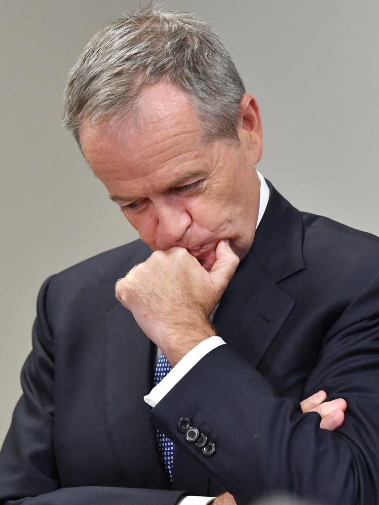 Bill Shorten has faced questions for two weeks over the economic cost of his climate policy. Picture: AAP