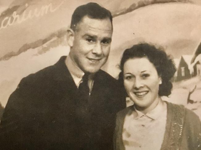 “My parents, Wal and Glad Hart in 1942. My dad Wal, was in the permanent RAAF when World War II was declared. He served in various locations including Darwin and New Guinea. Dad died in 1979.” Picture: Suppled by Leonie O’Malveney