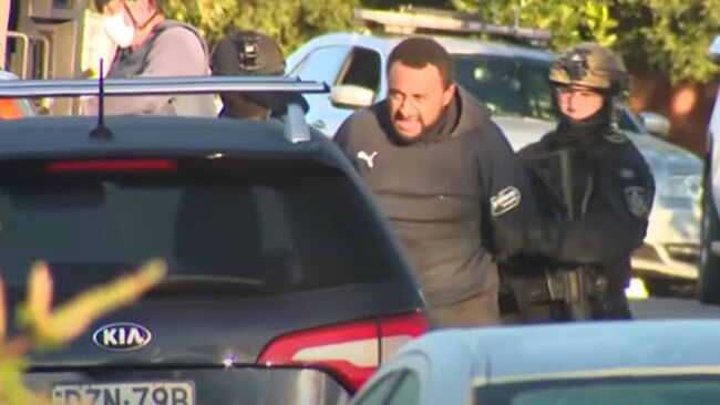 Police arrest Samuel Rokomaqisa over a suspected botched murder plot to kill gangland figure Ibrahim Hamze on Sydney's north shore. Picture: 7News