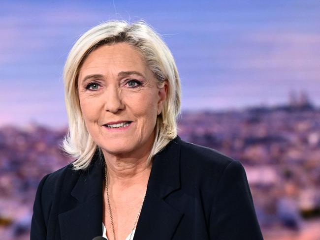 Marine Le Pen says her party is ready to lead. Picture: AFP