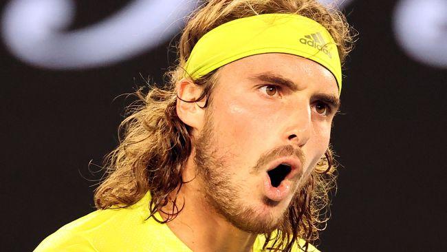 Stefanos Tsitsipas was a big winner on Tuesday. Picture: AFP Photo