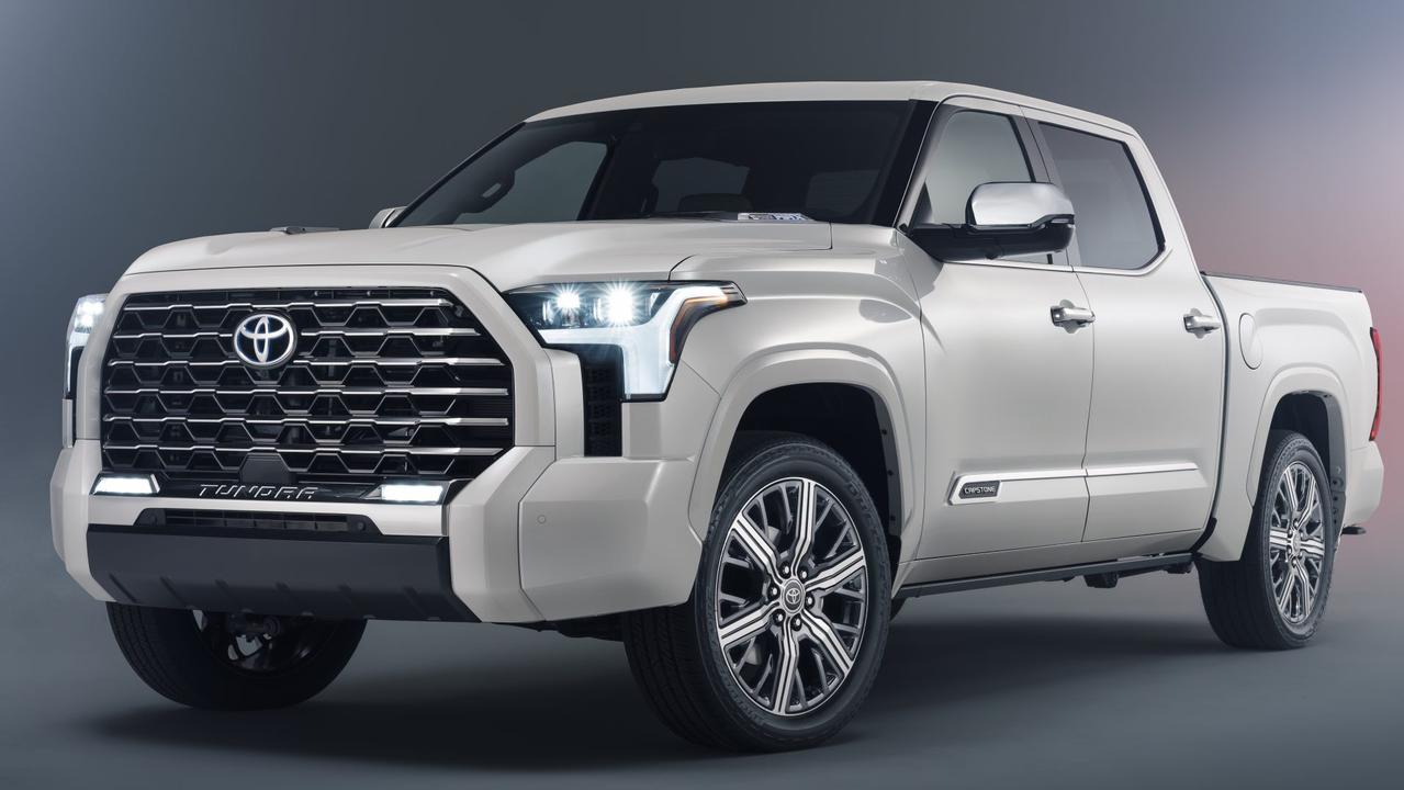 The Toyota Tundra Capstone is fully loaded but likely to be very expensive. Picture: Supplied.